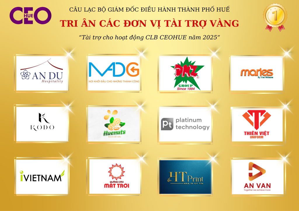 các nhà tài trợ vàng