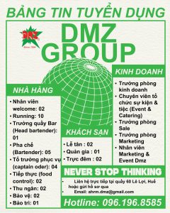 dmz tuyển dụng