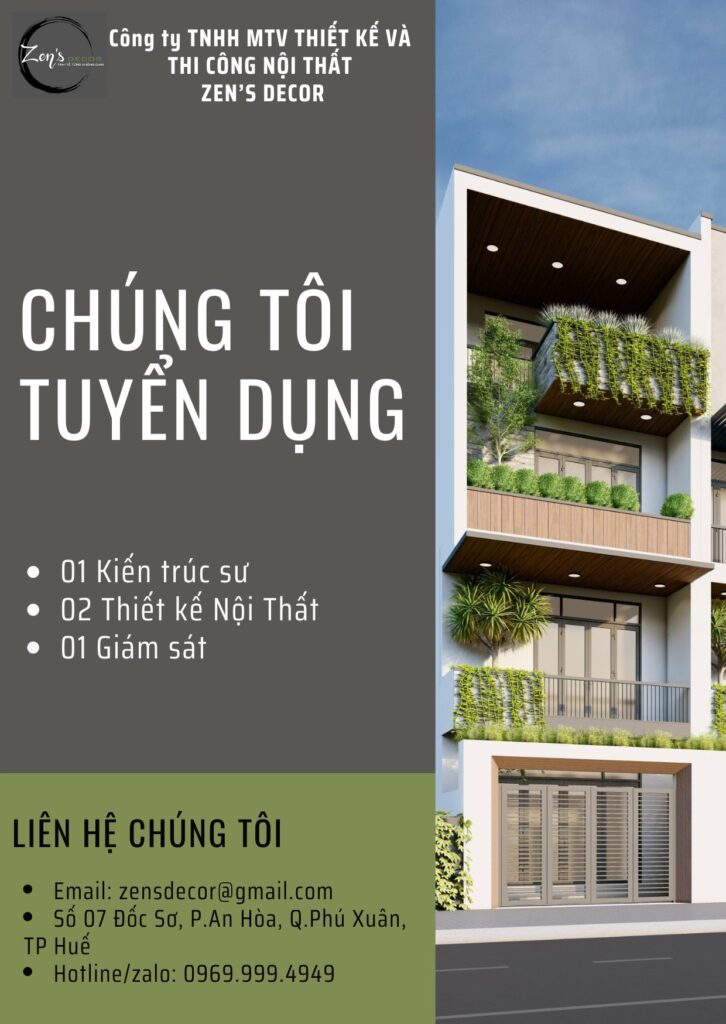 zen's tuyển dụng