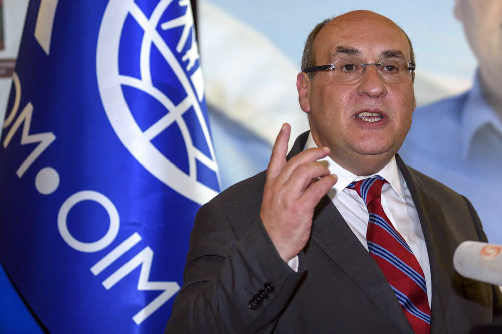 Tổng Giám đốc Tổ chức Di cư quốc tế António Vitorino (Ảnh: AP)