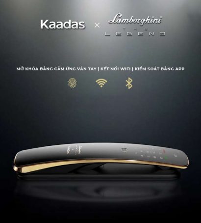 Khóa cửa vân tay Kaadas Lamborghini – Kết nối wifi