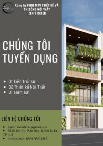 zen's tuyển dụng
