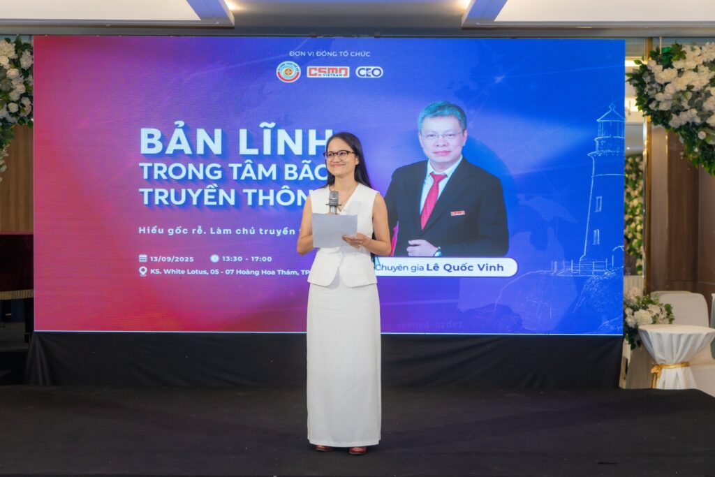 Hội thảo bãn lĩnh trong tâm bão truyền thông