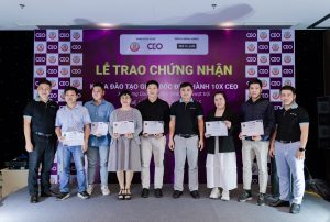 bế giảng khóa đào tạo 10x ceo
