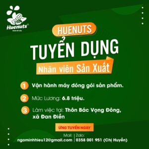 tuyển dụng nhân viên sản xuất
