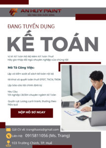 An huy tuyển dụng